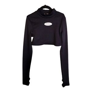 No fear Colab H&M ribber stretchy crop top